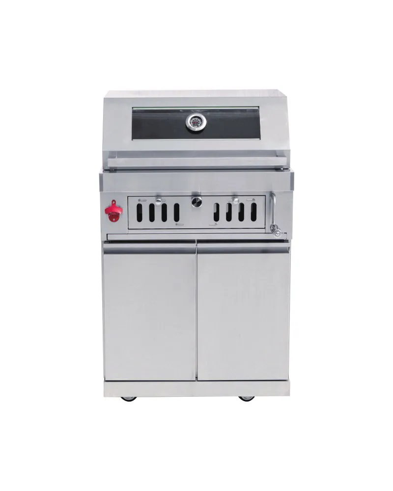 Kolgrill utekök modul 304 rostfritt stål 70 cm | TJUST